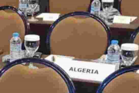 لنصرة فلسطين وفد الجزائر بأثينا يرفض الجلوس خلف وفد إسرائيل