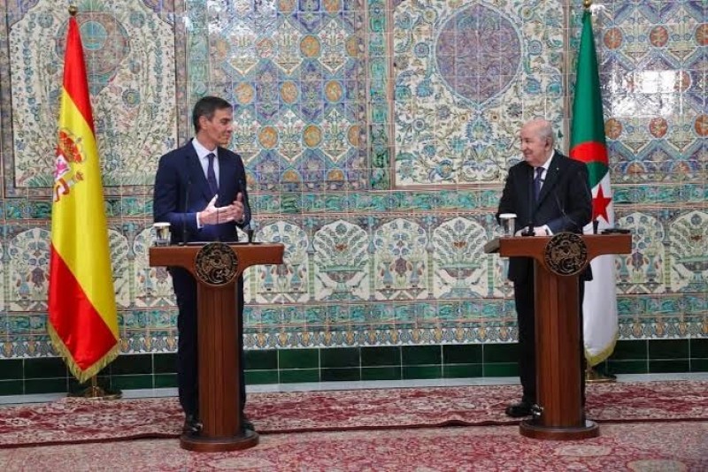 الحكومة الإسبانية تبلغ الجزائرية بتأجيل اجتماع بيدرو سانشيز مع تبون إلى أجل غير مسمى